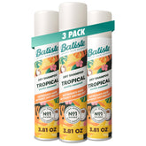 Batiste Tropical Dry Shampoo pack bottles refreshes hair between washes.