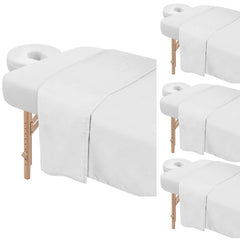 Bavlesfuire 4-set premium microfiber sheets for a soft, professional massage surface