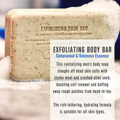 Baxter of California barra exfoliante corporal con gránulos de oliva y jojoba