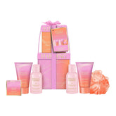 Baylis and Harding gift set bottle highlights premium spa ritual at home