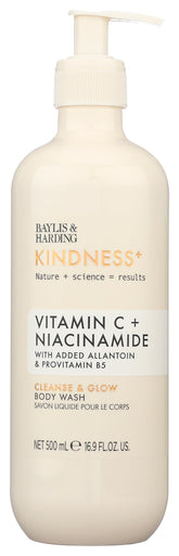 Baylis & Harding Vitamin C Cleanse Glow bottle offers a refreshing citrus cleanse daily