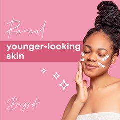 Bayside Cinta de Elevación Facial, cobertura invisible en cuello para acabado natural.