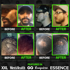BBS Best Beard Stuff Grow beard application highlights even coverage and softening formula.