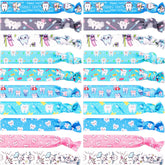 BBTO dental tooth hair tie pattern on card for secure daily styling