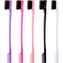 BBTO hair edge brush rose red for smooth edges and everyday grooming