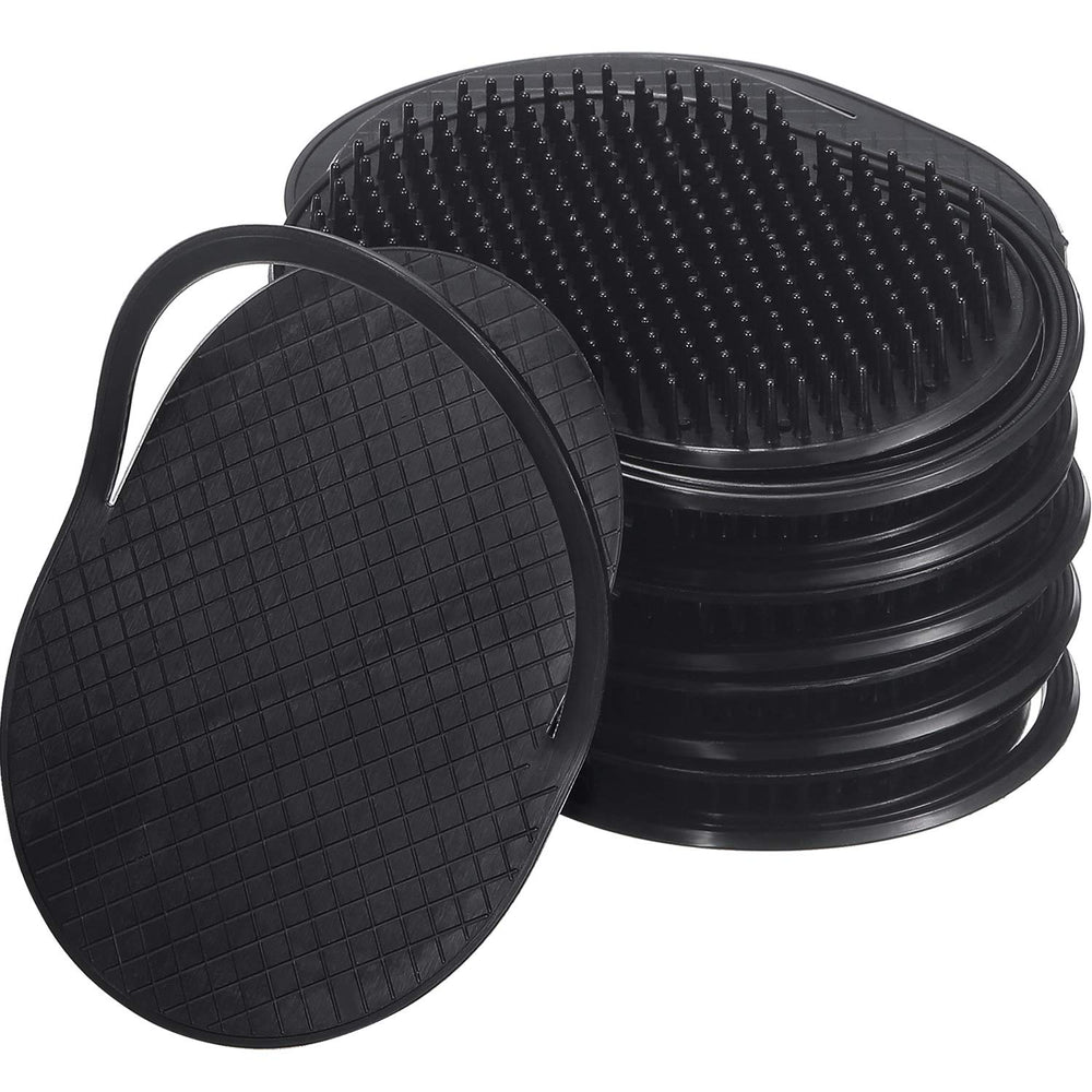 BBTO pocket palm comb with soft bristles for gentle detangling and scalp massage.