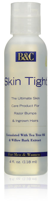 BC Skin Tight Ointment tube front view, soothing care for razor bumps.
