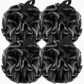 BCKENEY esponja ducha lufa suave con malla negra para exfoliación delicada