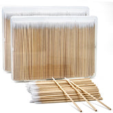 BCowos 800Pcs pointed cotton swabs with storage case for precise makeup application
