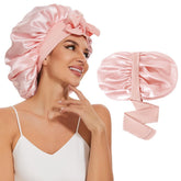 BE BIGEDDIE bonete de seda para dormir, gran tamaño para todo tipo de cabello.