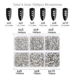 Piedras brillantes para decoración artesanal en ropa y accesorios