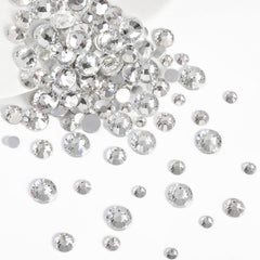 Beadsland flatback crystals show high-quality glass sparkle and clarity