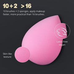 BEAKEY concealer brush with skin-friendly fibers for targeted concealment