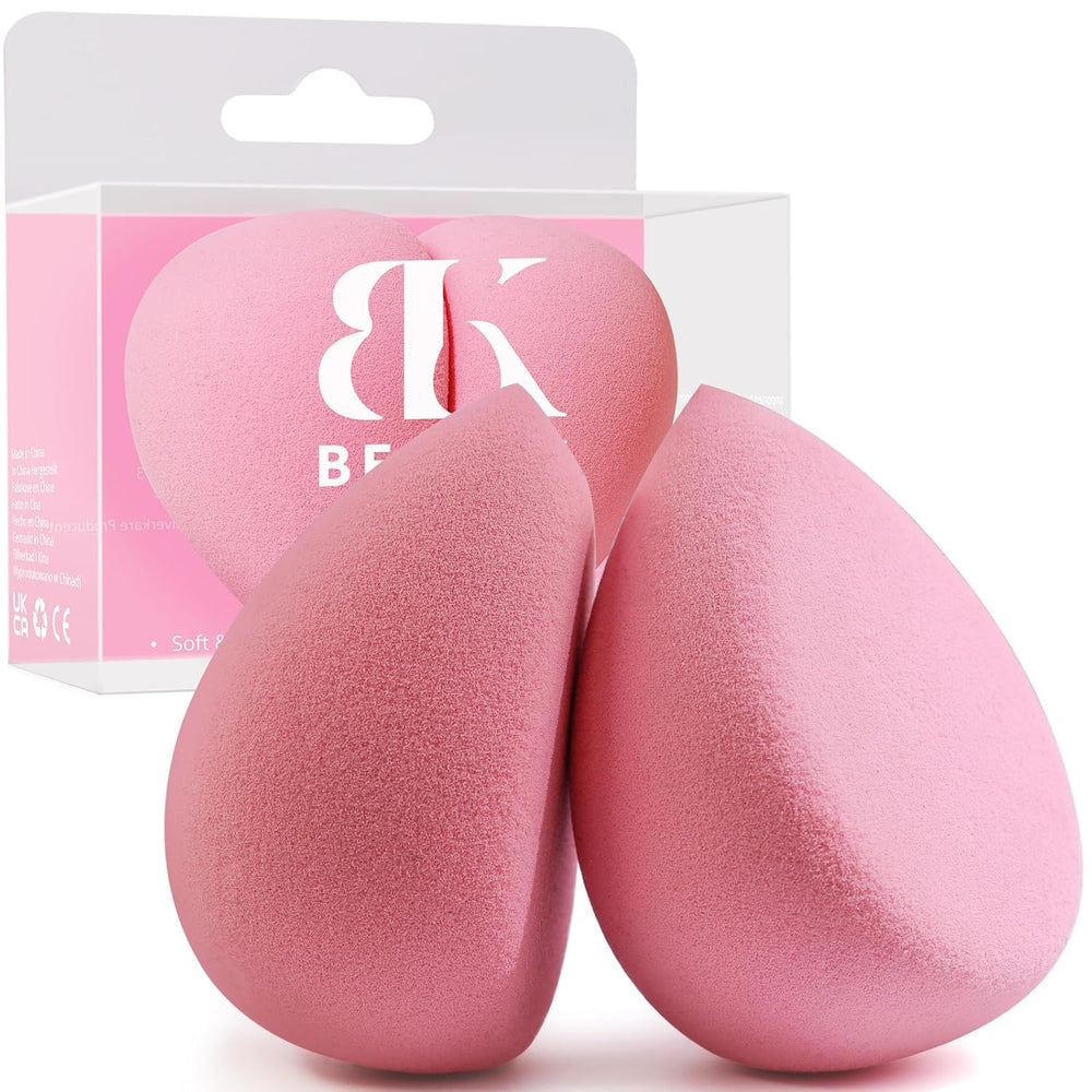 BEAKEY Flat Duo sponge with large flat side for fast foundation coverage