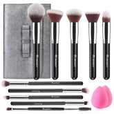 BEAKEY makeup brushes set professional collection for precise day-to-night looks.