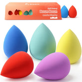BEAKEY makeup sponge set 5-pack for flawless application