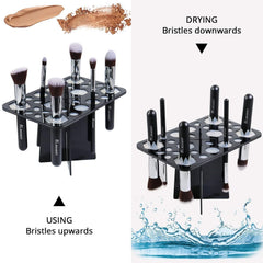 BEAKEY stable base keeps brushes steady during drying.