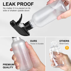 Bealee spray bottle leakproof cap prevents leaks during storage.