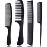 Bealihelp carbon fiber hair comb set: handle-styling for precise control and sleek styling