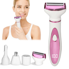 Beanify LED display razor front view highlights sleek design for precise home grooming