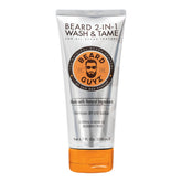 Bearded man using Beard Guyz 2-in-1 wash for deep cleanse of beard and skin