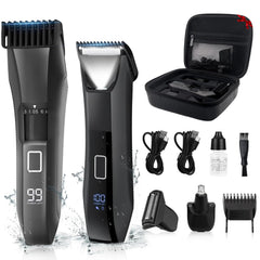 Beatslm Manscape beard trimmer with zoom wheel for precise length control