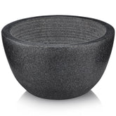 Beau Brummell marble shaving bowl with interior grooves for rich lather.