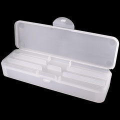 Beauticom double-layer storage box with compact lid keeps nail art tools neatly organized.