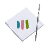 Beautifultracy paleta de papel para uñas con 50 hojas, ideal para mezclar esmaltes.