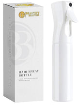 BeautifyBeauties hair spray bottle with ultra-fine mist for precise hairstyling and quick touch-ups.