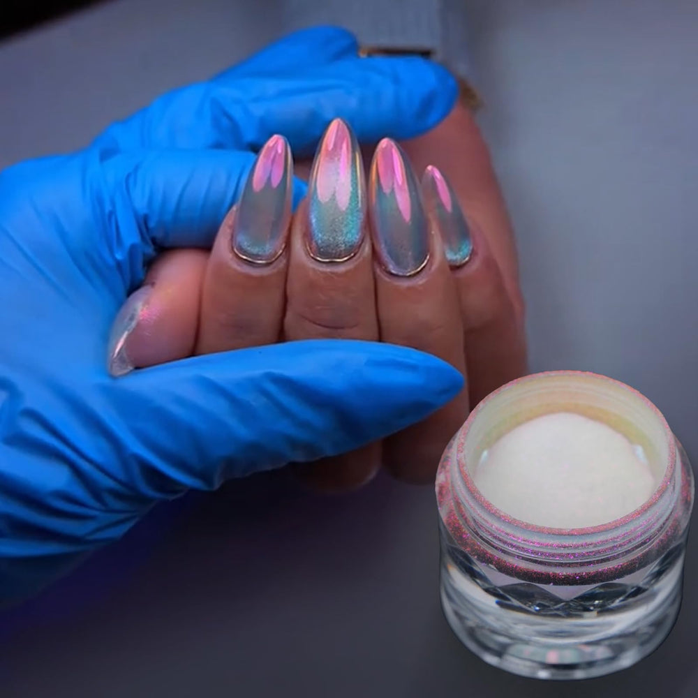 BEAUTNICE chrome nail powder delivers glazed-donut chrome for stunning nails