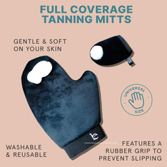Beauty by Earth body applicator mitt enables even, streak-free body tanning