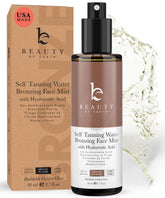 Beauty by Earth bronzing face tanner spray mist bottle for a natural glow