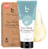 Beauty by Earth Clean Face Wash bottle front for a USA-made daily cleanse