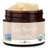 Beauty by Earth exfoliante labios vanilla envase: exfolia suave y nutre los labios