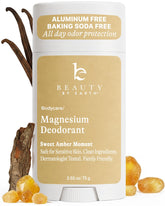 Beauty by Earth natural deodorant stick offers a smooth glide for all-day odor protection.