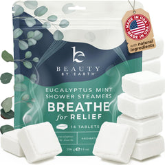 Beauty by Earth shower steamer eucalyptus large for spa-like showers