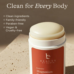 Beauty by Earth smooth glide for non-irritating underarm care.