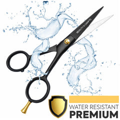 Beauty & Crafts mustache combs included for precise shaping and styling.