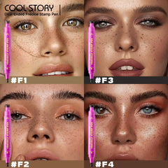Beauty Glazed freckle pen waterproof formula stays put through heat and sweat.