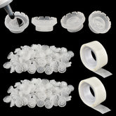 Beauty Junko Pro lash glue ring cup with two slots for efficient fanning