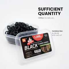 Beauty Town hair tie rubber bands secure all-day hold for various textures.