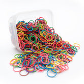 Beauty Town hair tie rubber bands with soft elastic for gentle daily wear.