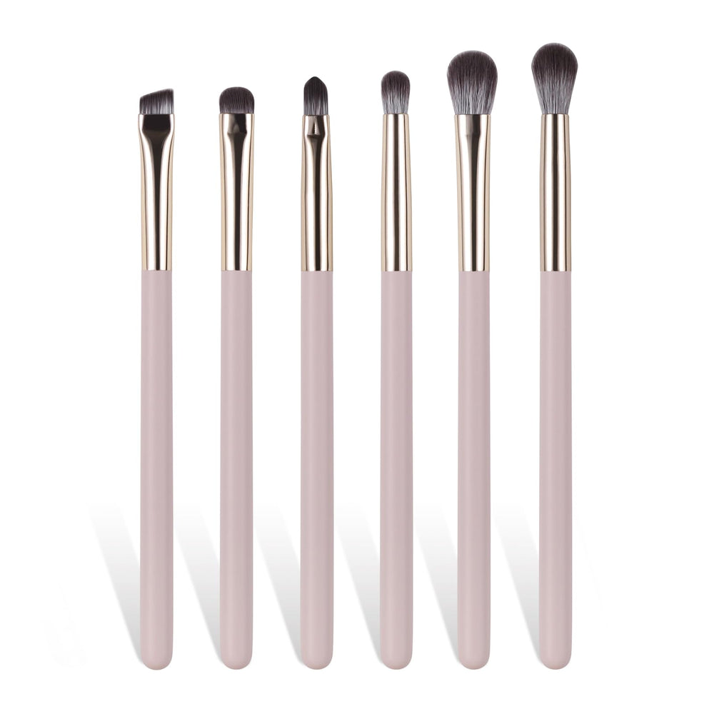 BeautyFactor eye makeup brush set large eyeshadow for even color payoff and seamless blends.