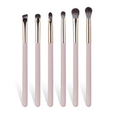 BeautyFactor eye makeup brush set large eyeshadow for even color payoff and seamless blends.