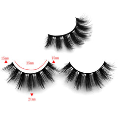 Beautykaisen cotton-band lashes offer comfortable wear with a weightless feel.