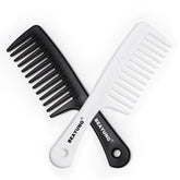 BEAYUNG large wide-tooth comb in black for gentle detangling of thick hair