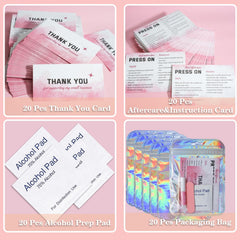 Bebbtiy prep pads for clean, prepped nail surfaces