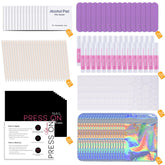 Bebbtiy press-on nail tool kit in purple packaging for quick professional manicures