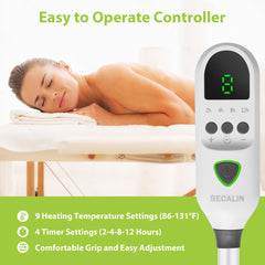 BECALIN warmer digital controller display enabling easy heat and timer adjustments.